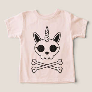 Unicórnio Crânio e Crossbones