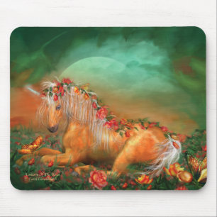 Unicórnio dos rosas Mousepad