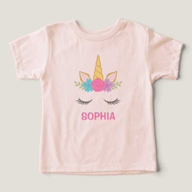 Unicórnio Mágico Personalizado (Design frontal)