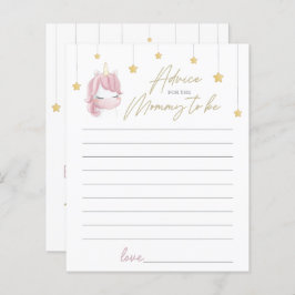 Unicórnio Rosa, Estrelas, Chá de fraldas de Consel