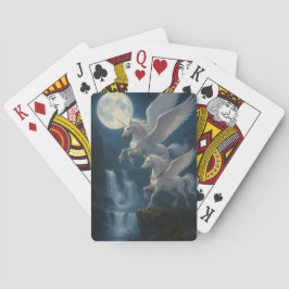 Unicórnios em voo - Cartas de baralho