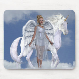 Unicórnios Mousepad de Fae dos anjos