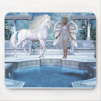 Unicórnios Mousepad de Fae dos anjos
