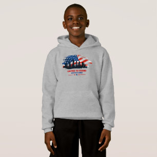 Unida para Stand Crianças Pullover Hoodie