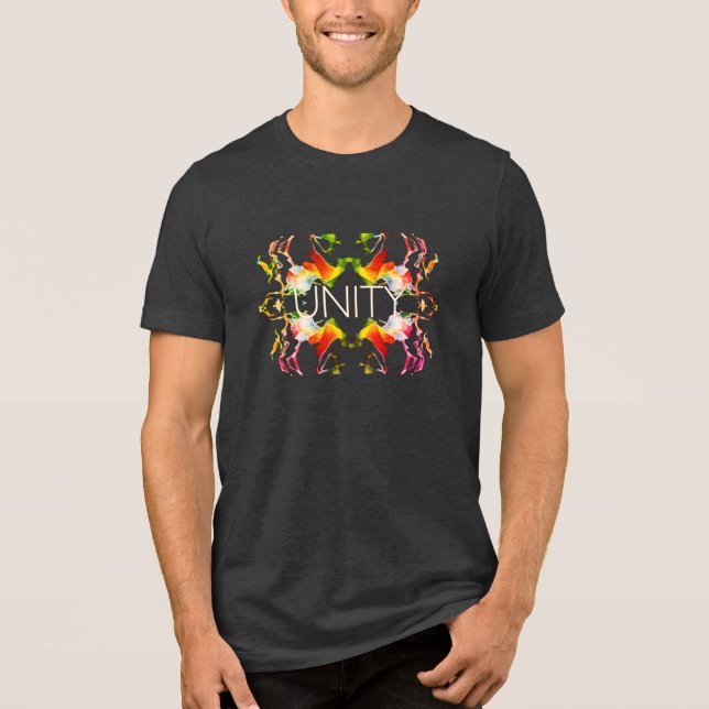 "Unidade" Mandala Red Yellow White Design (Frente)