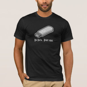 Unidade USB engraçada Camiseta Big Data