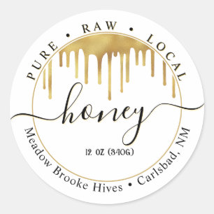 Unidades de Ouro e Fonte Decorativa de Etiqueta de