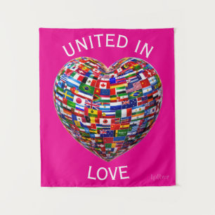 UNIDOS NO AMOR: TAPEÇARIA CORAÇÃO DA HUMANIDADE