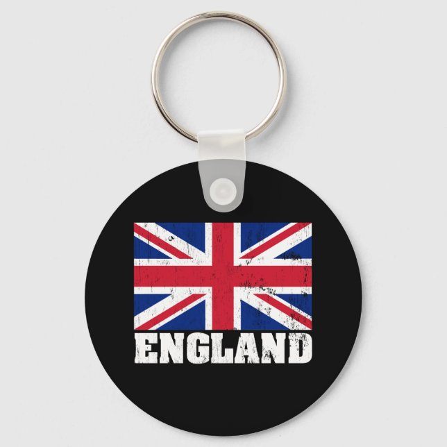Union Jack British Flag Chaveiro (Frente)