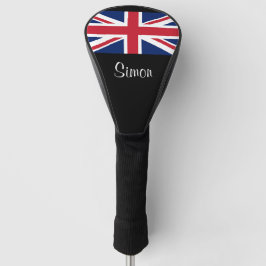 Union Jack British Flag UK Golf Head Cobrir