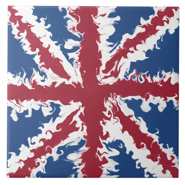 Union Jack Liquid Art (Frente)