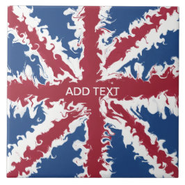 Union Jack Liquid Art Artesanato DIY