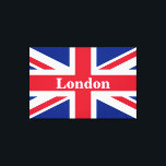 Union Jack London ~ British Flag Canvas Print<br><div class="desc">Bandeira do Reino Unido da Grã-Bretanha Excelente e da Irlanda Norte com o texto de Londres. Deixe como está, personalize o texto ou faça vazio.</div>