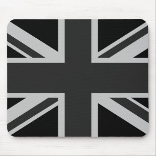 Union Jack preto Mousepad