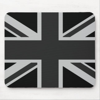 Union Jack preto Mousepad