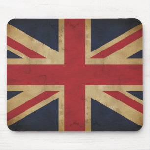 Union Jack tradicional velho Mousepad