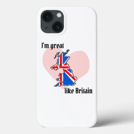 Union Jack UK design com coração