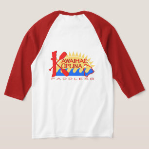 Unisex 3/4 Capa Camisa Vermelha