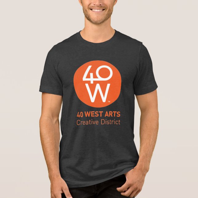 Unisex 40 West Arts T-Shirt (Frente)