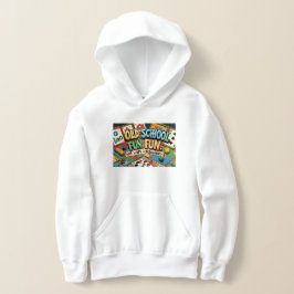 Unisex Kids Hoodie - Retro Nostalgia Hoodie.
