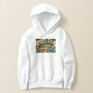 Unisex Kids Hoodie - Retro Nostalgia Hoodie.