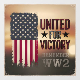 United For Victory WII American Flag Patriotic