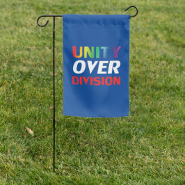 "Unity over Division" azul vermelho branco lgbtq