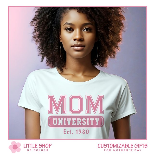 Universidade da Mamãe Rosa Tipografia Dia das Mães (Criador carregado)