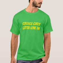 Universitárias Adoram Camiseta Em