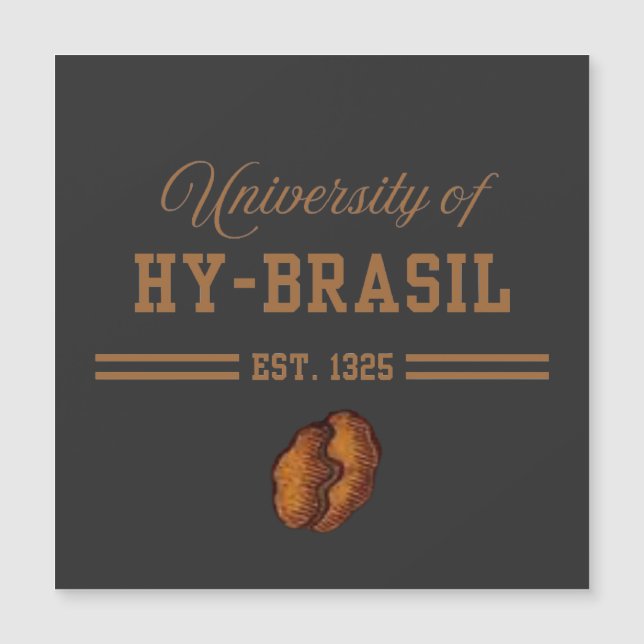 University of Hy-Brasil, Est. 1325 (Frente)
