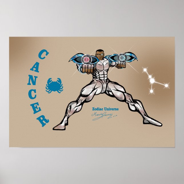 Universo Zodiac - Poster de Cancer (Frente)