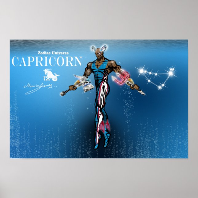 Universo Zodiac - Poster de Capricórnio (Frente)