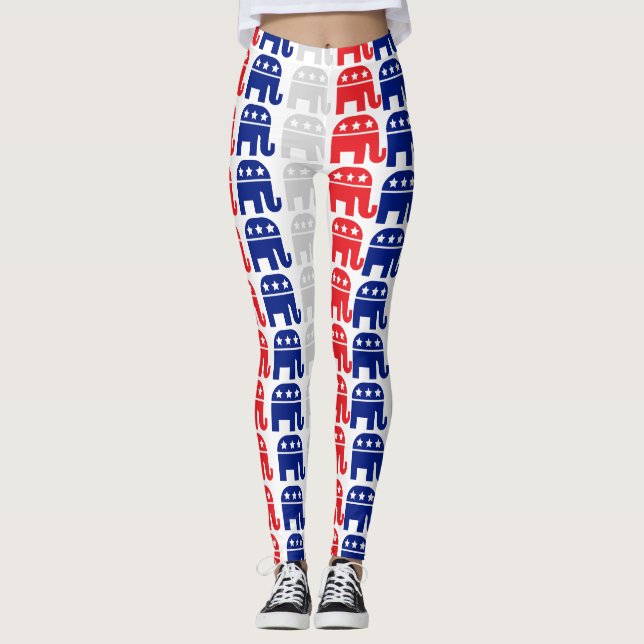 Unleash Your Patriotism: Stunning Leggings  (Frente)