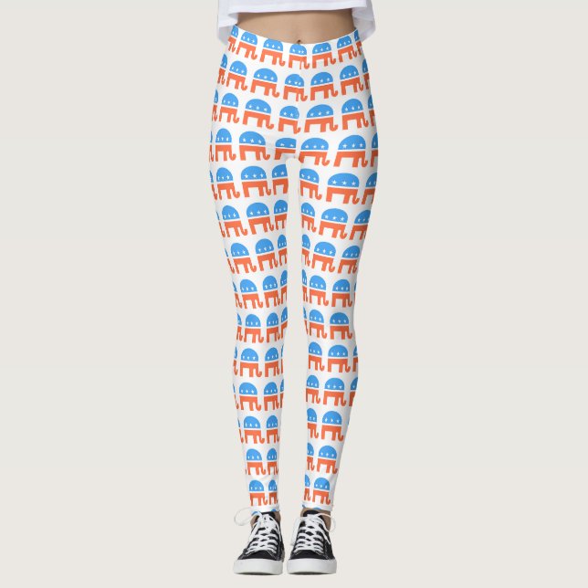 Unleash Your Patriotism: Stunning Leggings for Tru (Frente)