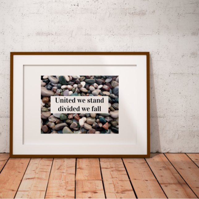 Uns divididos nós falamos poster (Criador carregado)