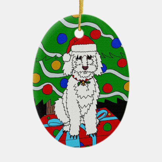 Uns enfeites de natal de Doggo (Frente)