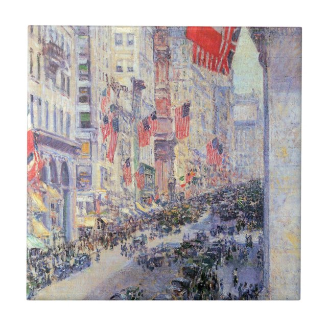 Up the Avenue from 34th Street, maio de 1917, por  (Frente)