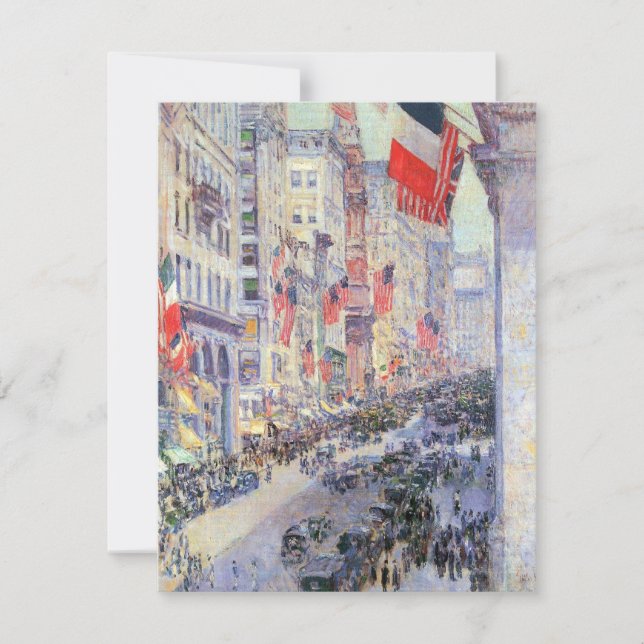 Up the Avenue from 34th Street, maio de 1917, por  (Frente)