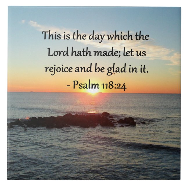 UPLIFICANDO DESIGN DE FOTO SUNRISE PSALM 118:24 (Frente)