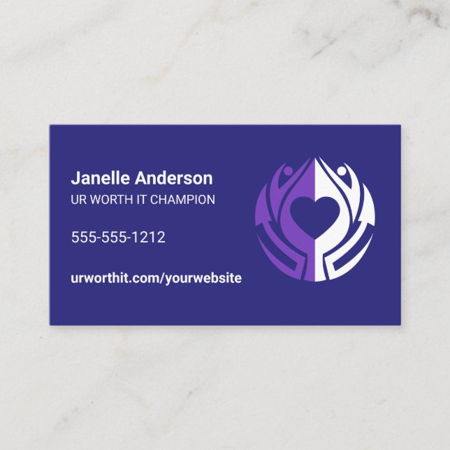 UR WORTH IT Referral Blue (Frente)