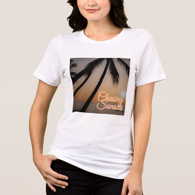  Urban Dreams By Ahmed T-Shirt – Tropical Sunset & (Frente)