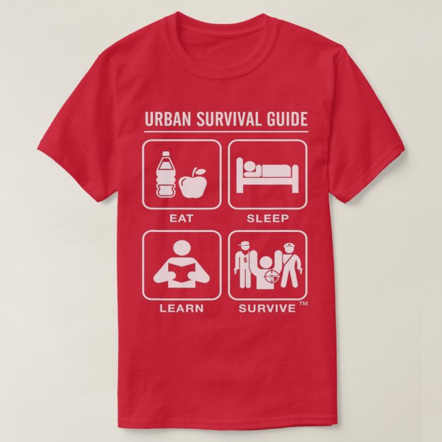Urban Survival Guide Top  (Frente do Design)