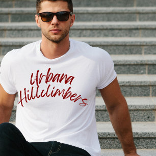 Urbana Hillclimbers Curve Camisa Manuscrita
