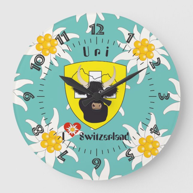 Uri Suíça Suisse Svizzera Svizra relógio (Frente)