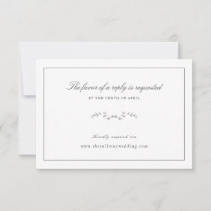 URL do Site de Resposta de Casamento Delicado Mode