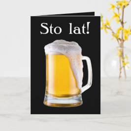 Urodziny - Cartão de aniversário polonês para ele