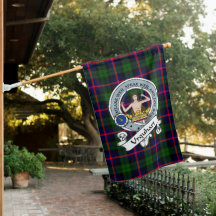 Urquhart Modern Clan Crachá Tartan Flag Escocês
