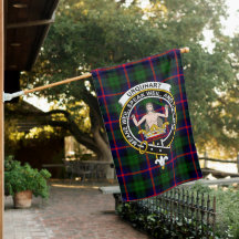 Urquhart Modern Tartan Flag Crachá Clan