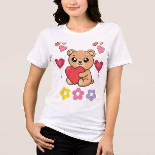 Ursa de pelúcia fofa para o Dia dos Namorados