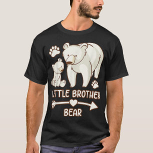 ursinho de camisa do irmão, camisa de urso do irmã